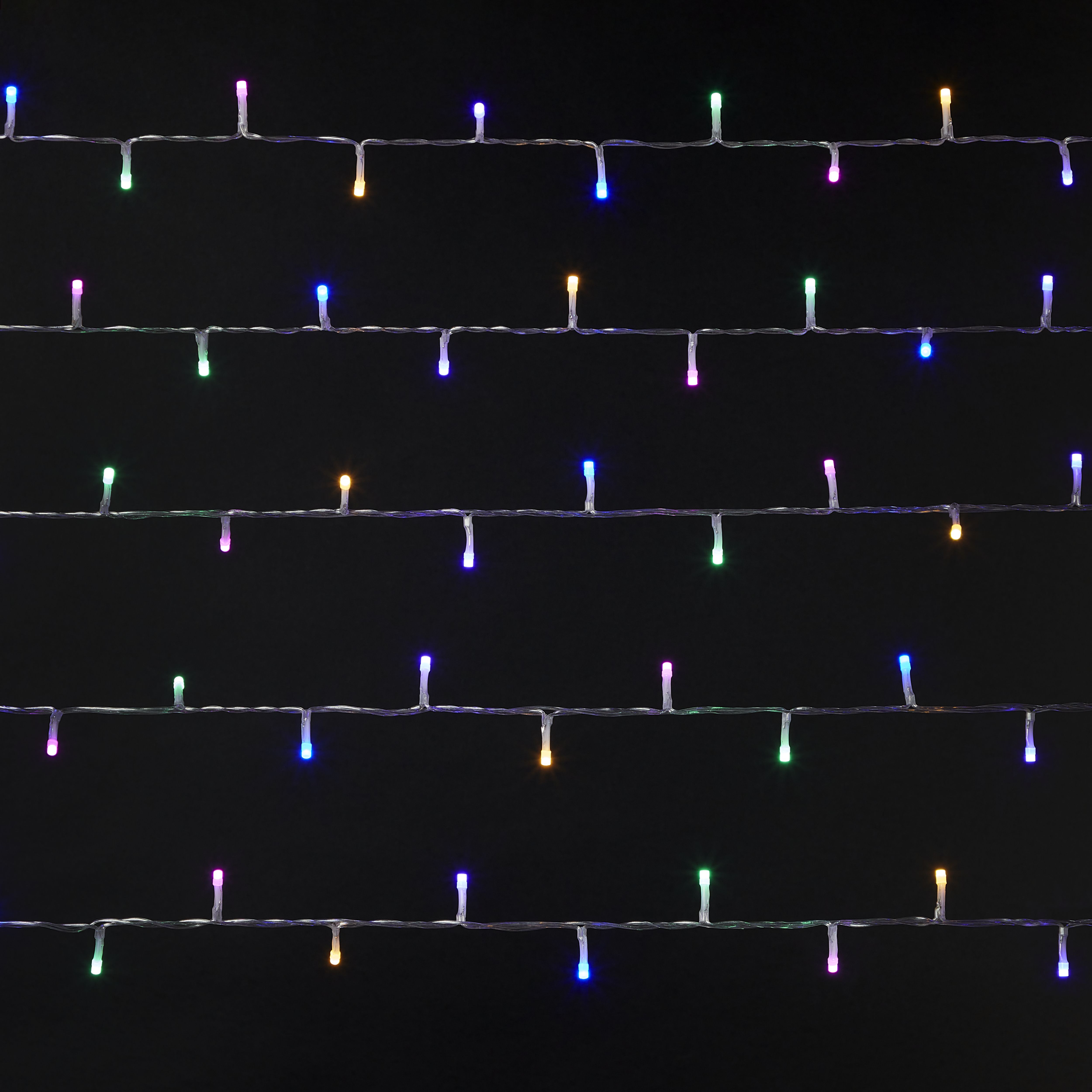 120 Rainbow LED With timer String lights with 11.14m Clear cable