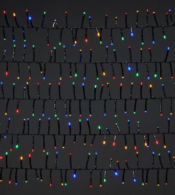 120 Warm white Cluster LED With timer function String lights with 13.52m Green cable
