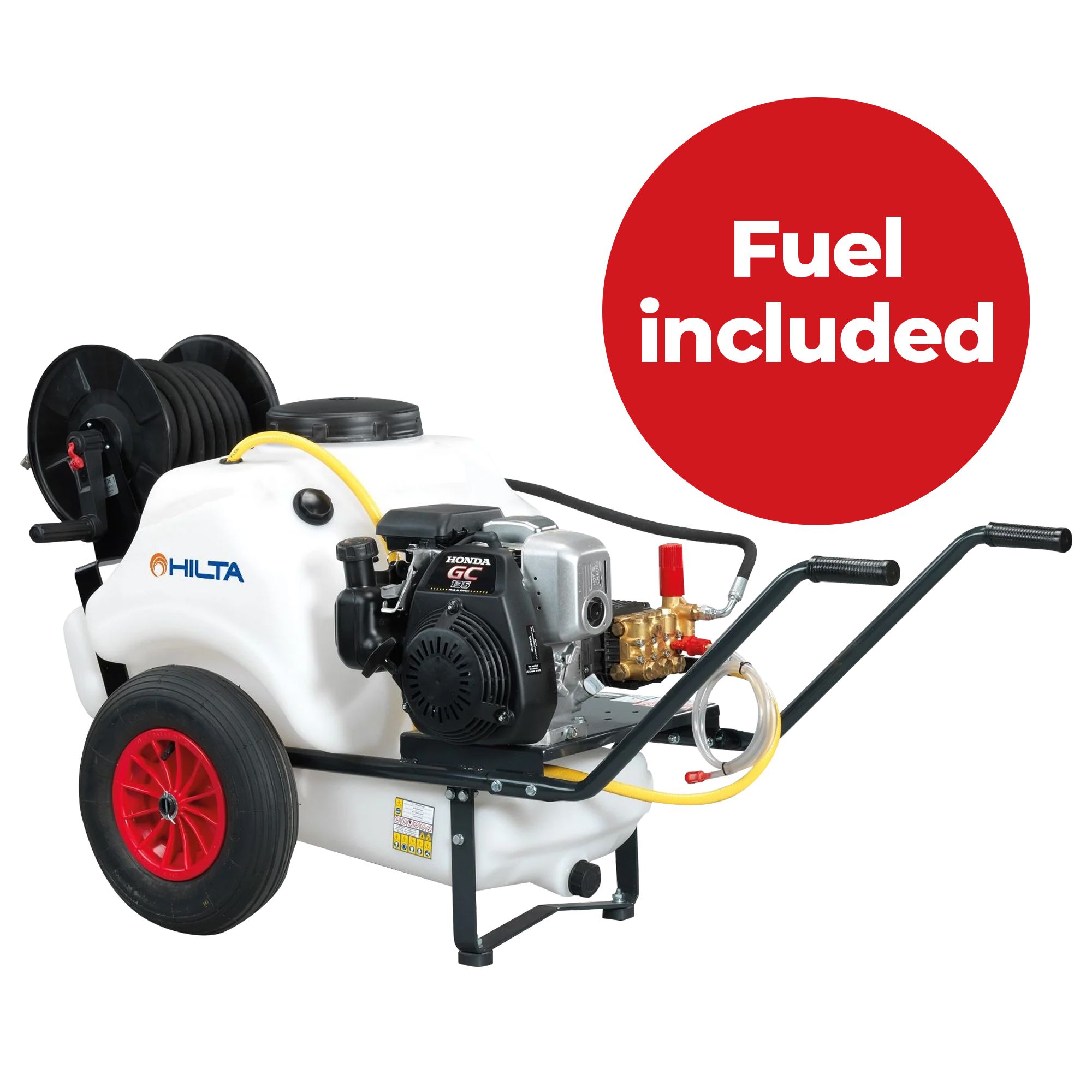 125L Petrol Washer bowser bundle - Weekend hire