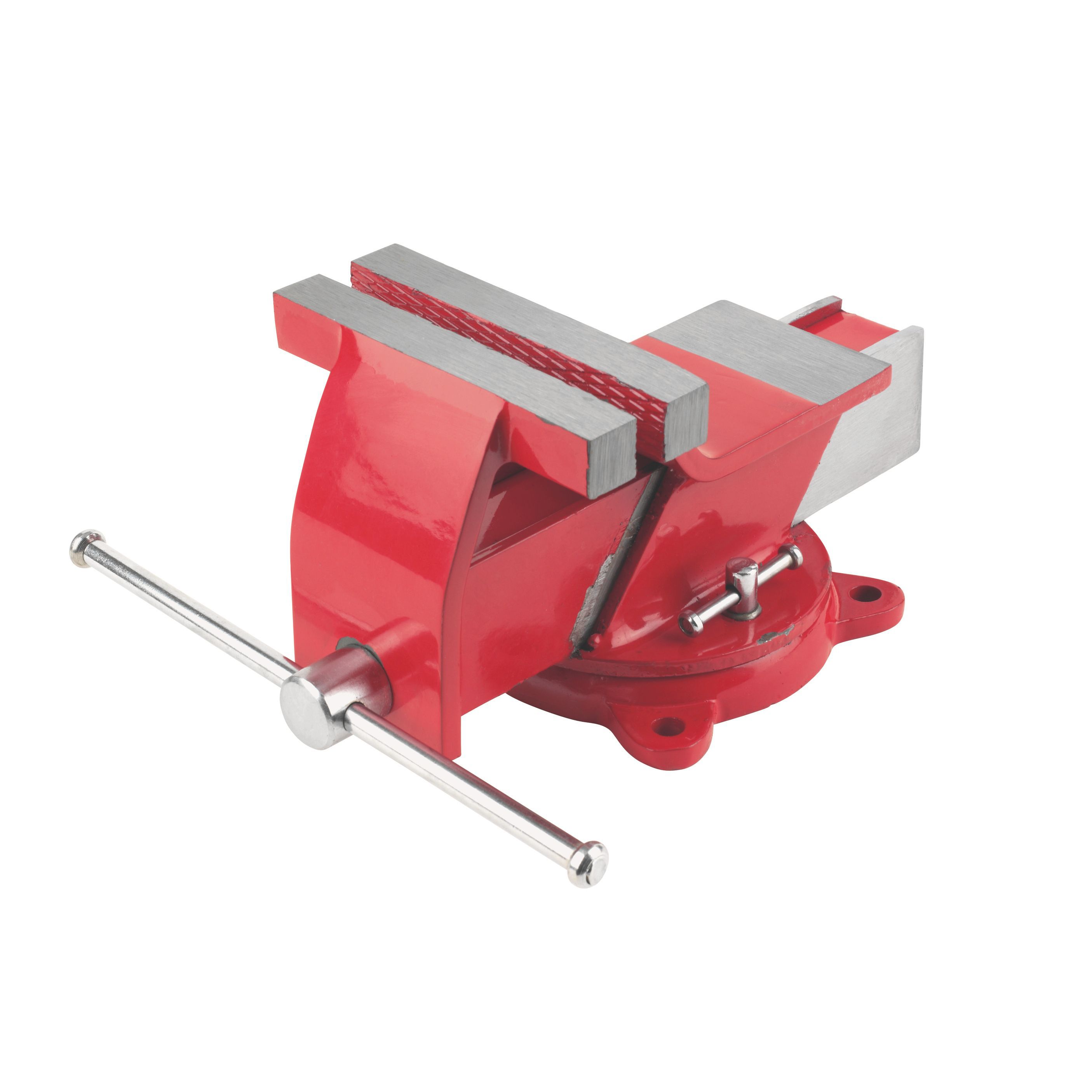 125mm Red Steel Workshop vice