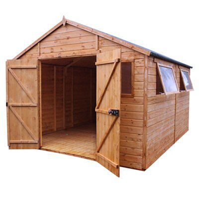 12X10 PREM SHIPLAP WORKSHOP &INS