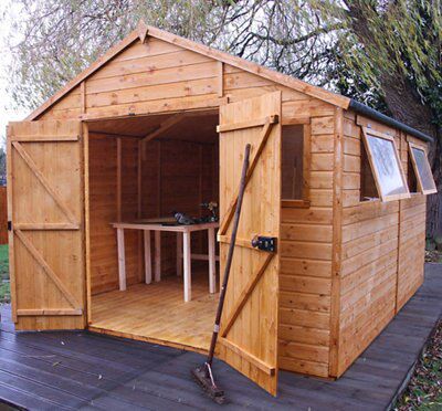 12X10 PREM SHIPLAP WORKSHOP &INS