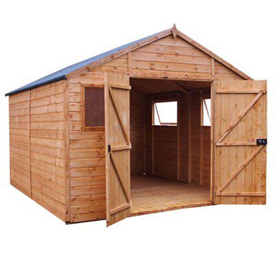 12X10 PREM SHIPLAP WORKSHOP &INS