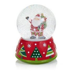 145mm Multicolour Indoor Santa scene Waterglobe