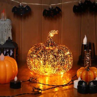 14cm LED Pumpkin Decoration