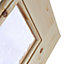 15 Lite Obscure Glazed Knotty pine LH & RH Internal Door, (H)2032mm (W)813mm