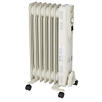 1500W Off-White Oil-filled radiator