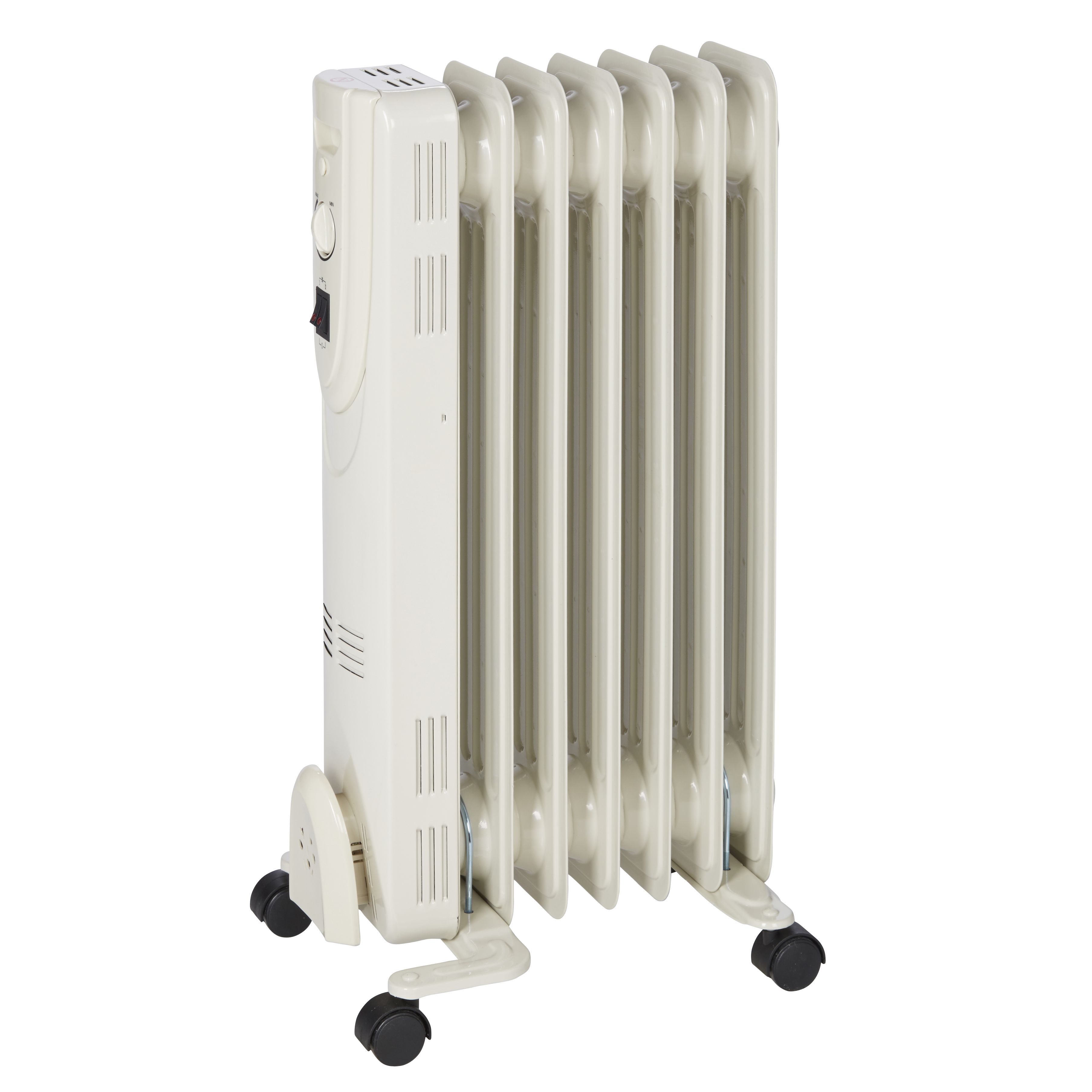 1500W Off-White Oil-filled radiator