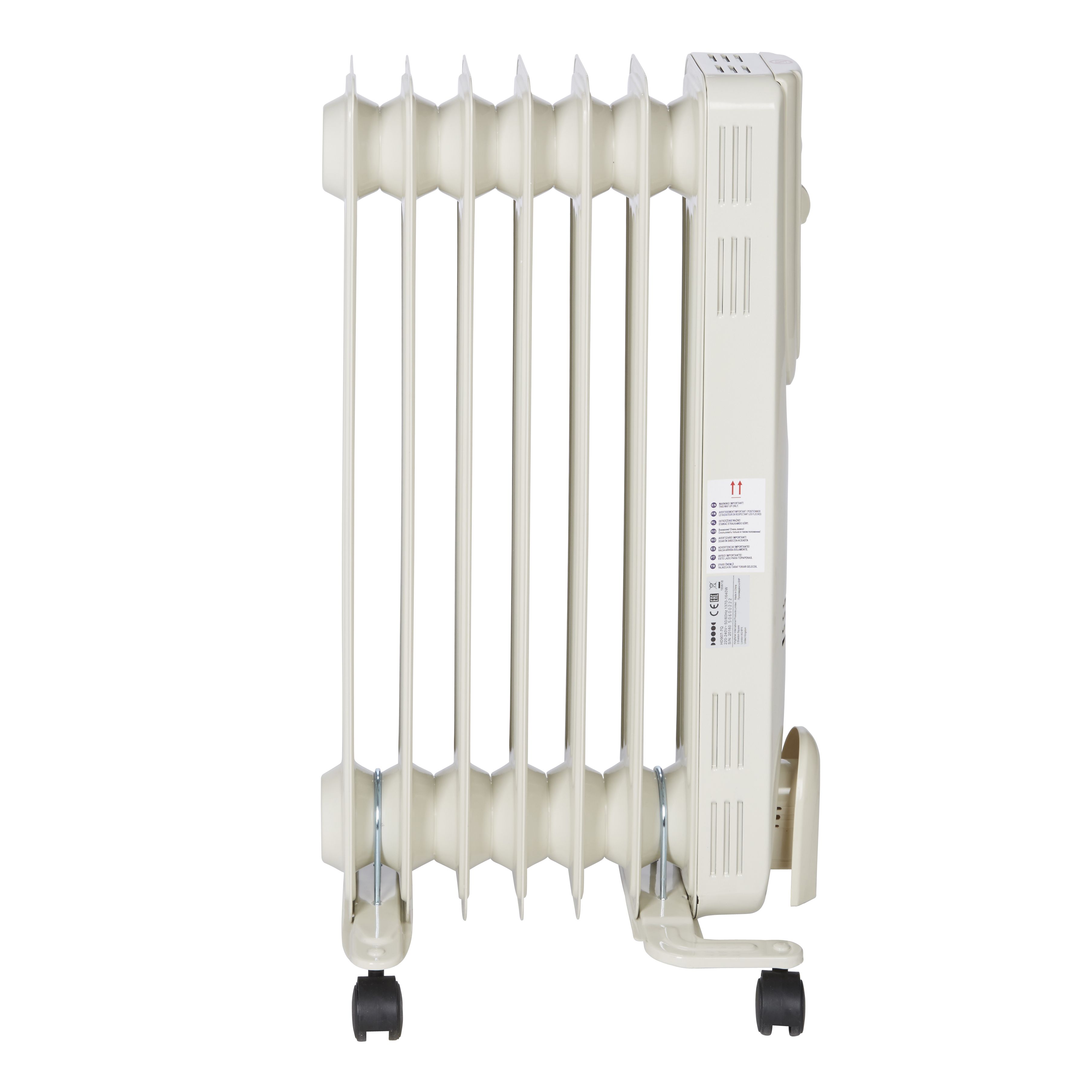 1500W Off-White Oil-filled radiator | DIY at Bu0026Q