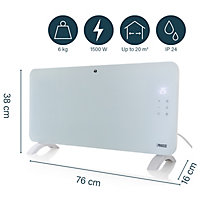 1500W White Smart Panel heater