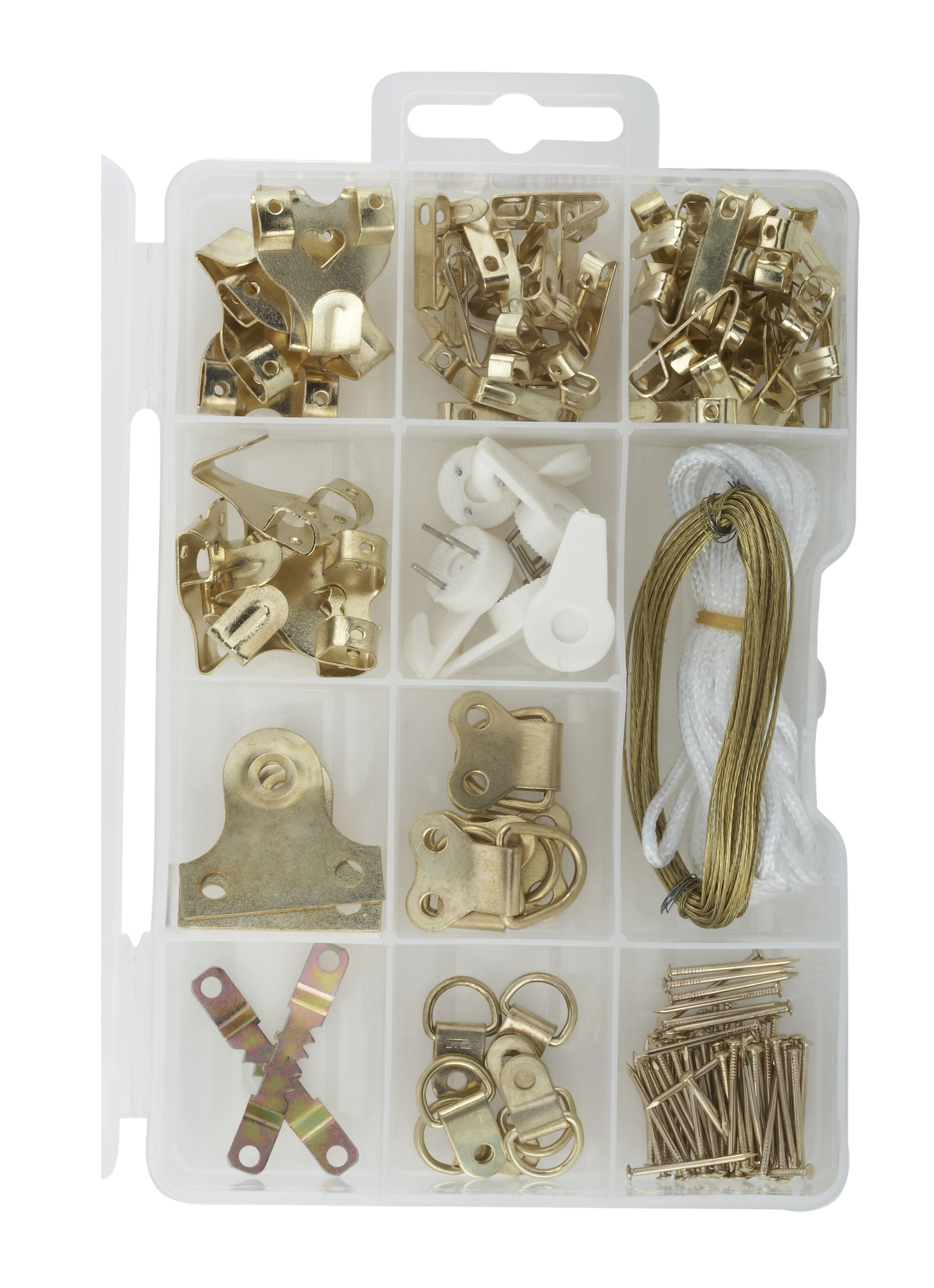 151 piece Picture hanging kit DIY at B Q