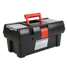16" Plastic 3 compartment Toolbox