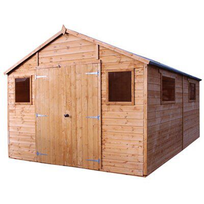 16X10 PREM SHIPLAP WORKSHOP &INS