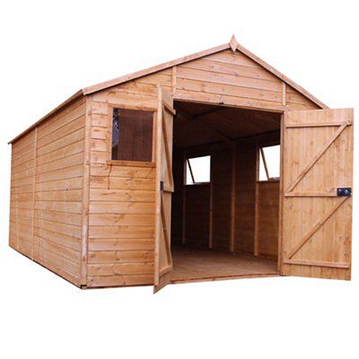 16X10 PREM SHIPLAP WORKSHOP &INS