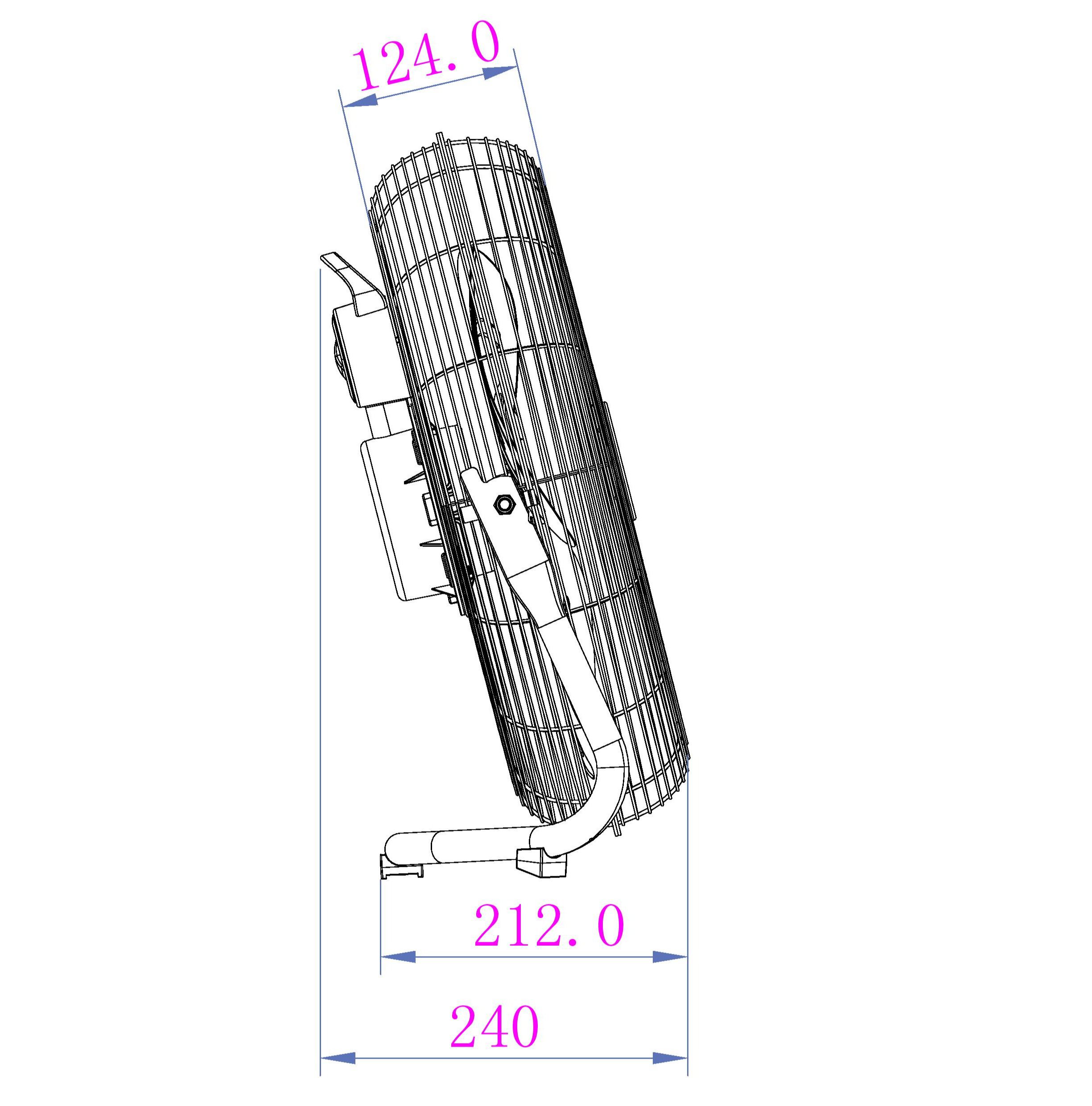 18" 110W Floor fan - 5