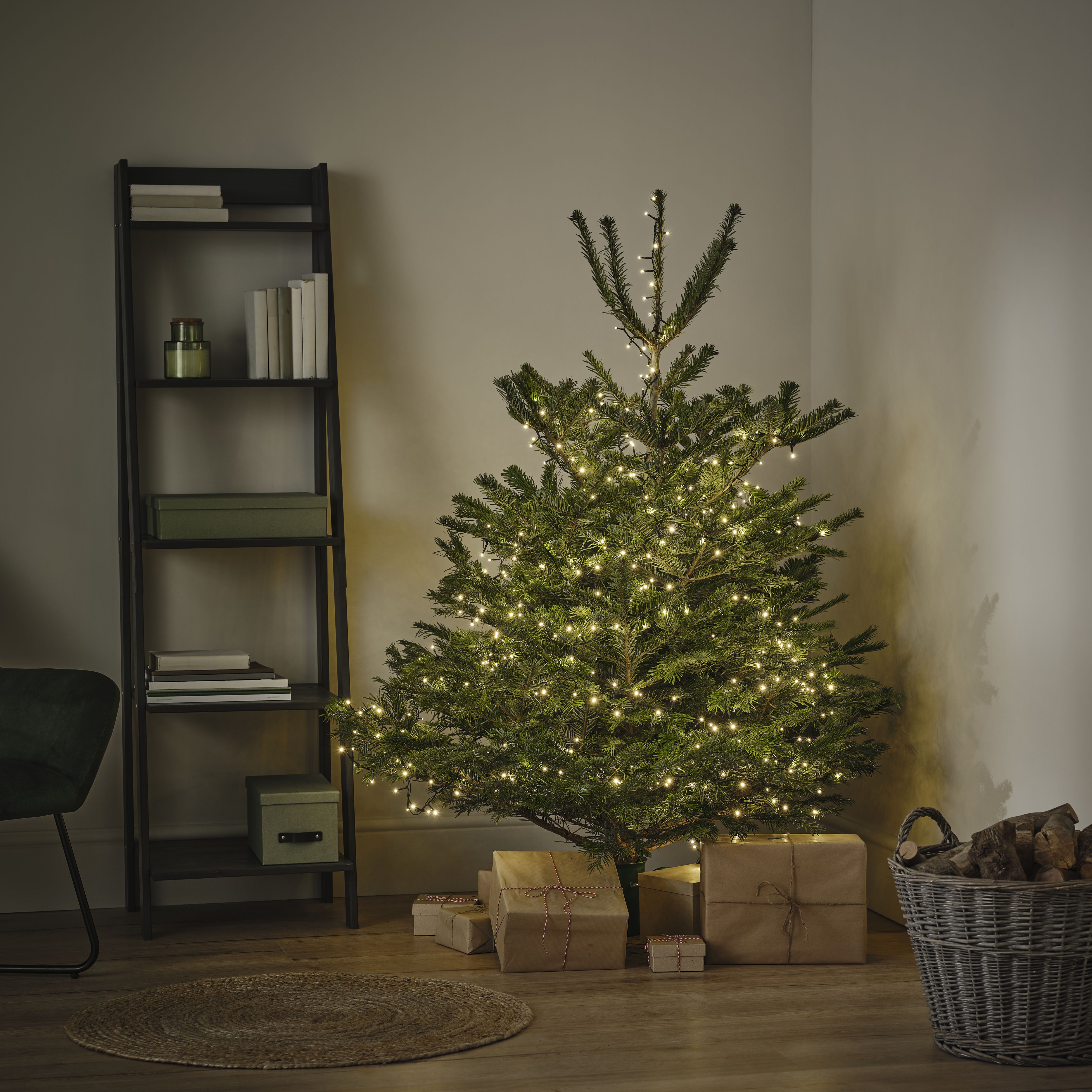 180-210cm 6ft Nordmann fir Large Full Real cut Christmas tree | DIY at B&Q