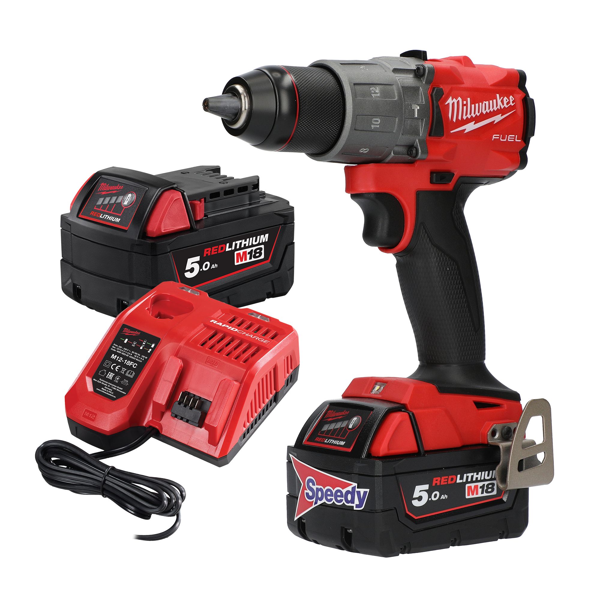 18V 5Ah Li-ion Cordless Combination hammer drill bundle - Weekend hire