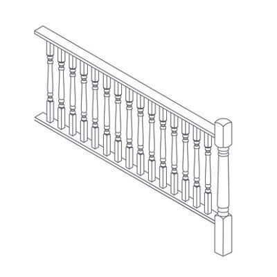 19 Piece Colonial Running Balustrade kit, 28.5kg