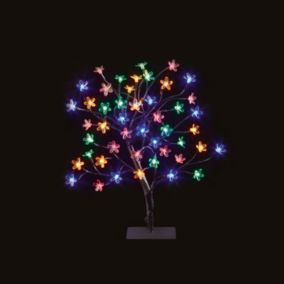 1ft Multicolour LED Pre-lit Christmas berry tree