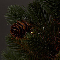 1ft Pine cone pre-lit Table top tree