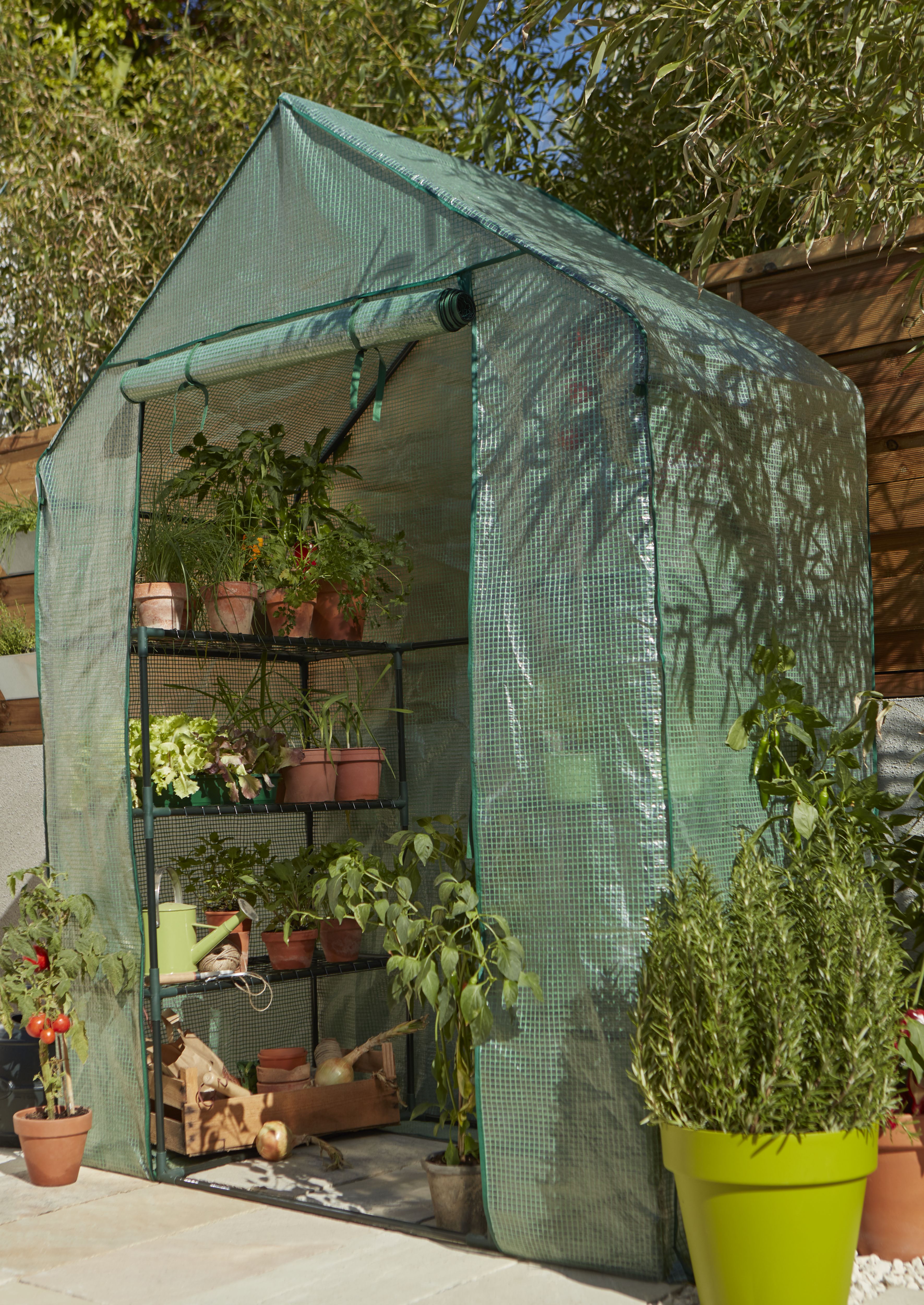 1m² Plastic Growhouse