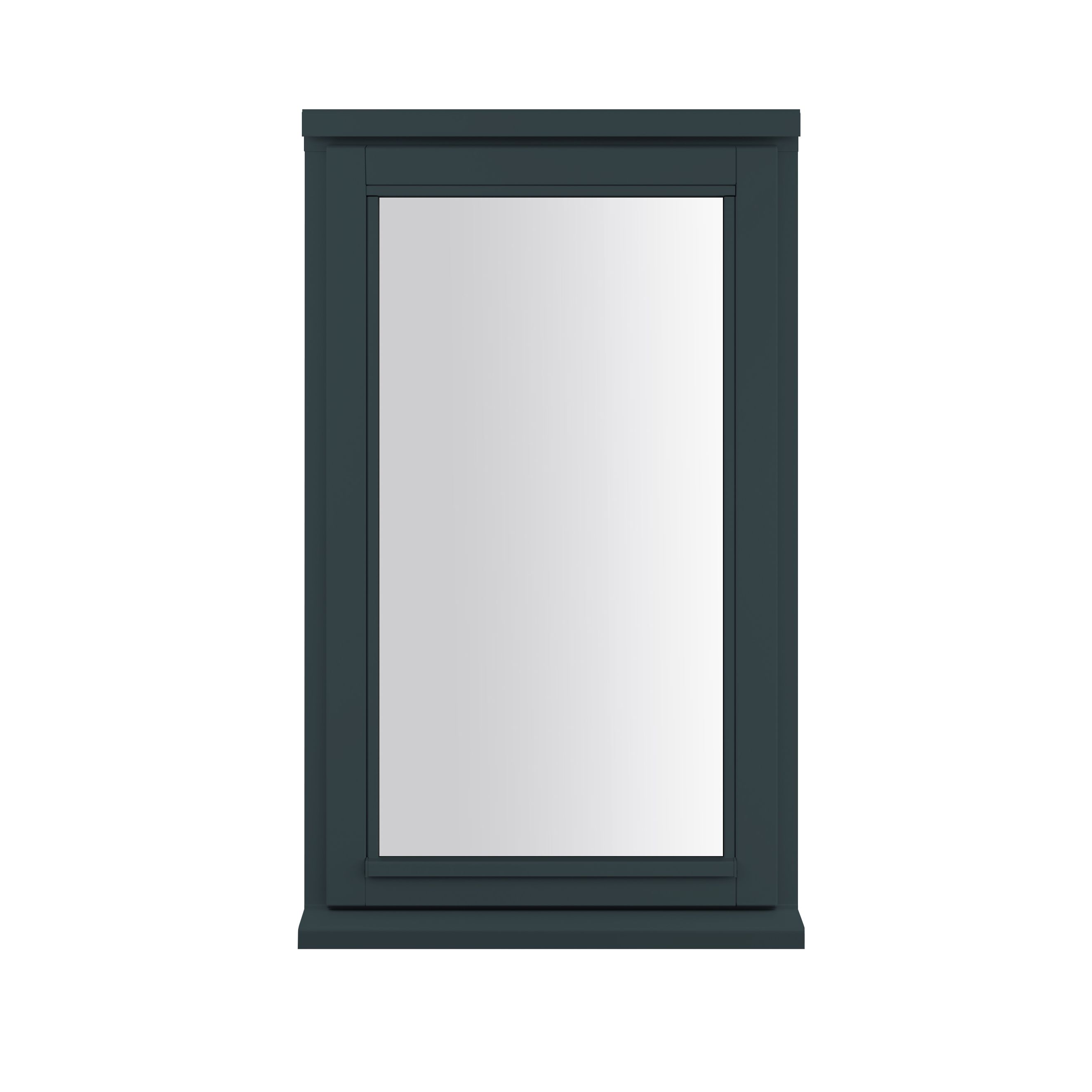 1P Clear Glazed Anthracite grey Timber Left-handed Window, (H)1045mm (W)625mm