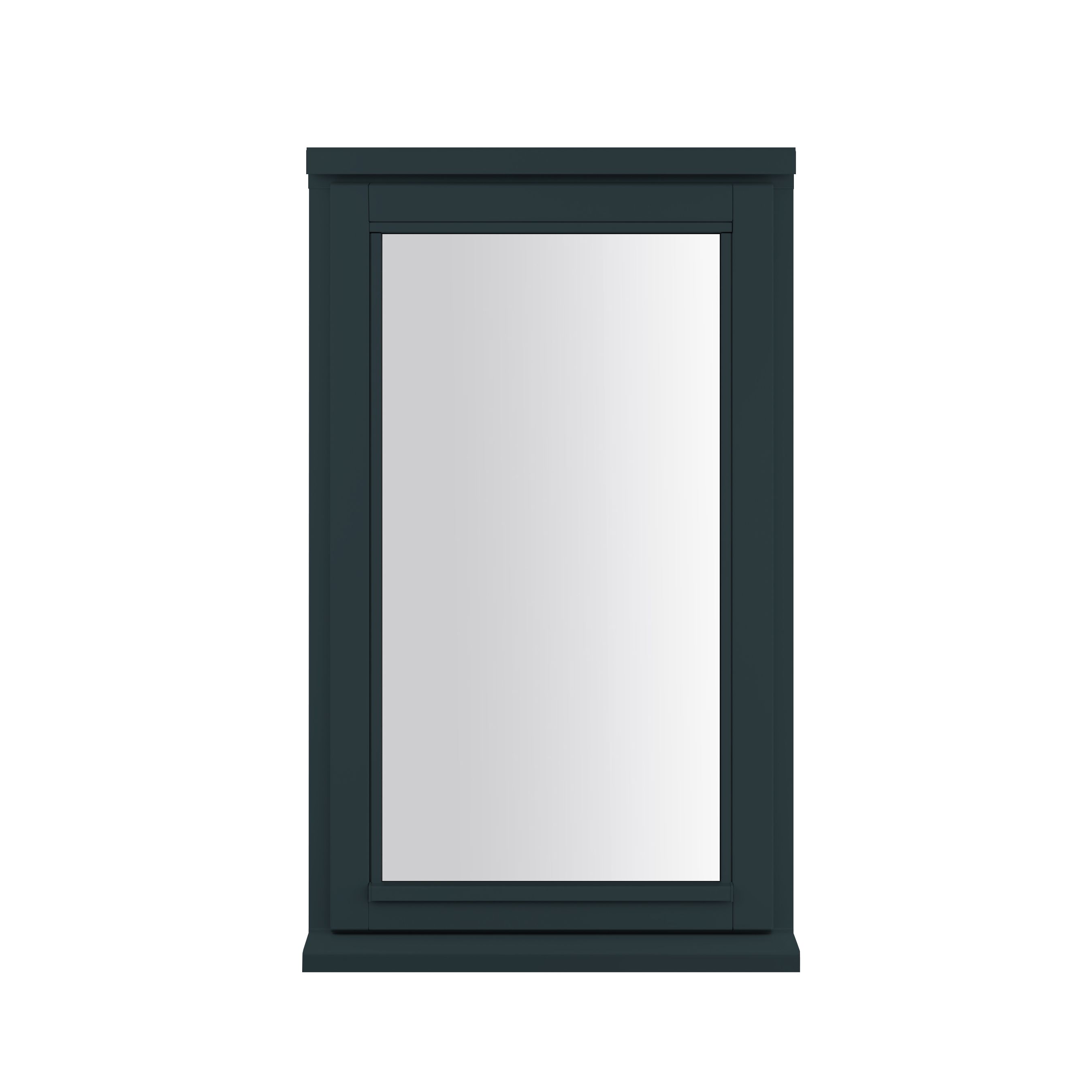 1P Clear Glazed Anthracite grey Timber Right-handed Window, (H)895mm (W)625mm