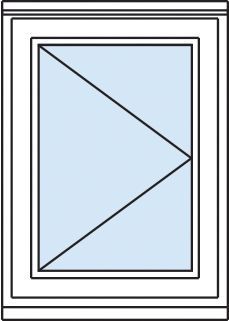 1P Stormsure Clear Glazed White Timber Right-handed Side hung Casement window, (H)1195mm (W)625mm