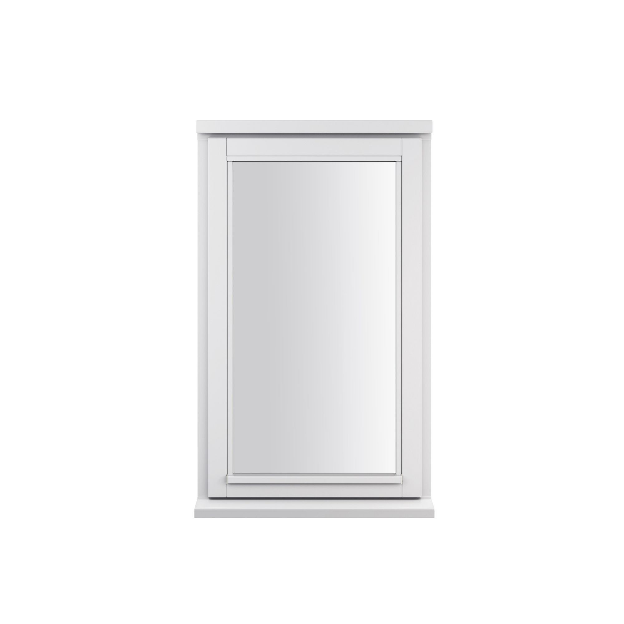 1P Stormsure Clear Glazed White Timber Right-handed Side hung Casement window, (H)1195mm (W)625mm