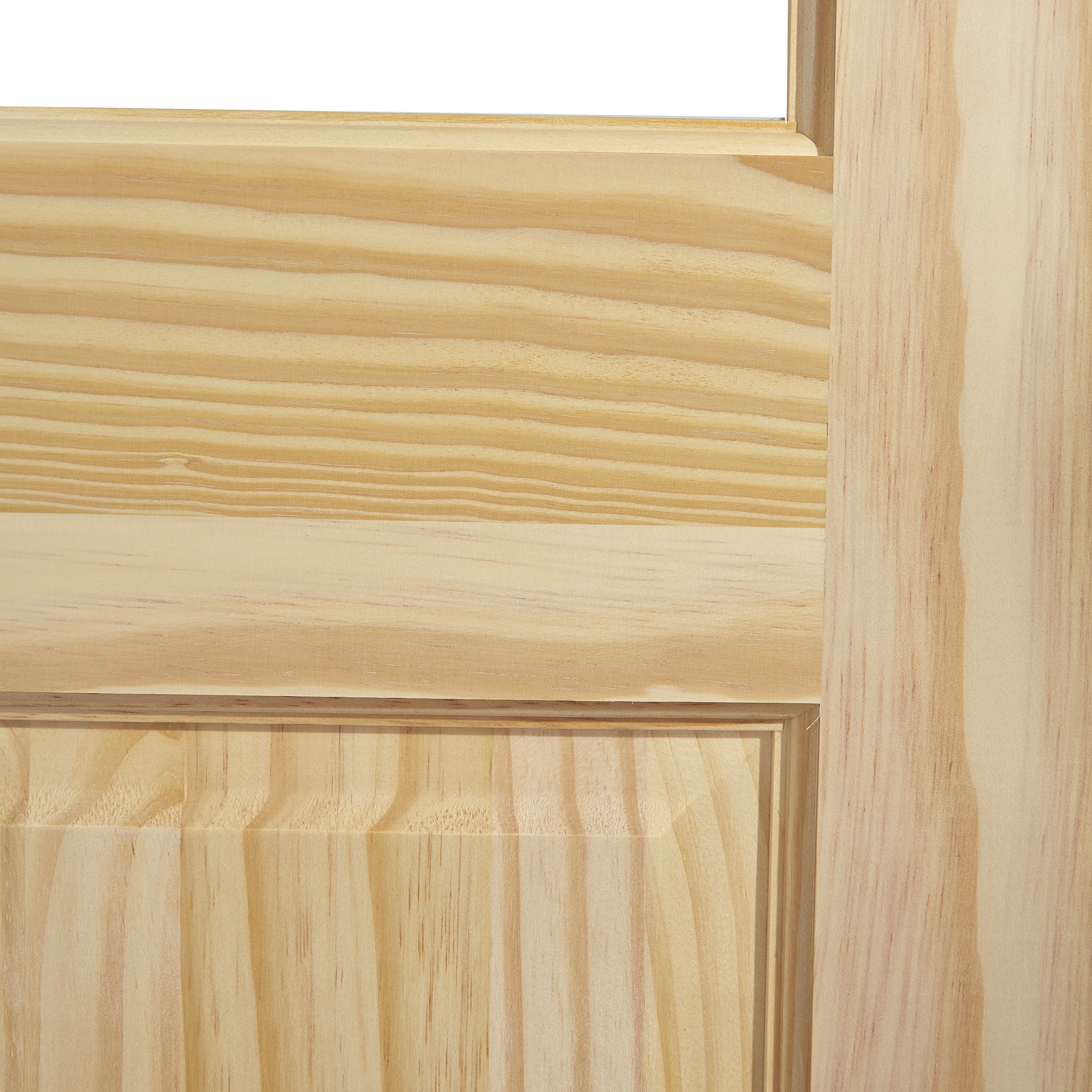 2 panel 6 Lite Glazed Pine Internal Door set
