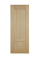 2 panel Clear pine Internal Door, (H)1981mm (W)838mm (T)35mm