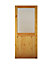 2 panel Glazed Wooden External Glass door Back door, (H)1981mm (W)762mm