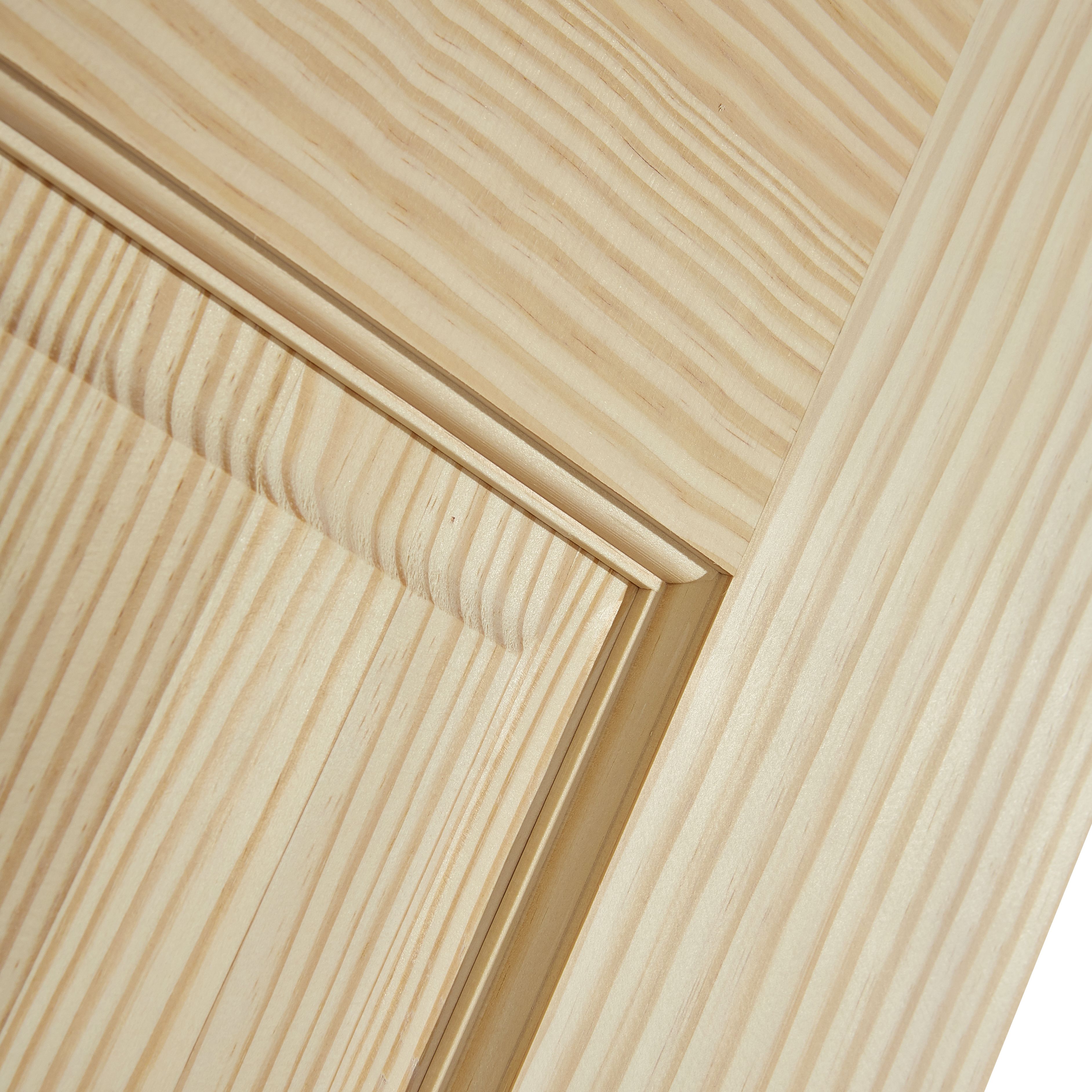 2 panel Unglazed Contemporary Pine veneer Internal Clear pine Door, (H)1981mm (W)686mm (T)35mm