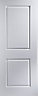 2 panel Unglazed White Internal Door, (H)2040mm (W)826mm (T)40mm