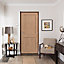 2 panel Veneered Oak veneer Internal Door, (H)1981mm (W)838mm (T)35mm