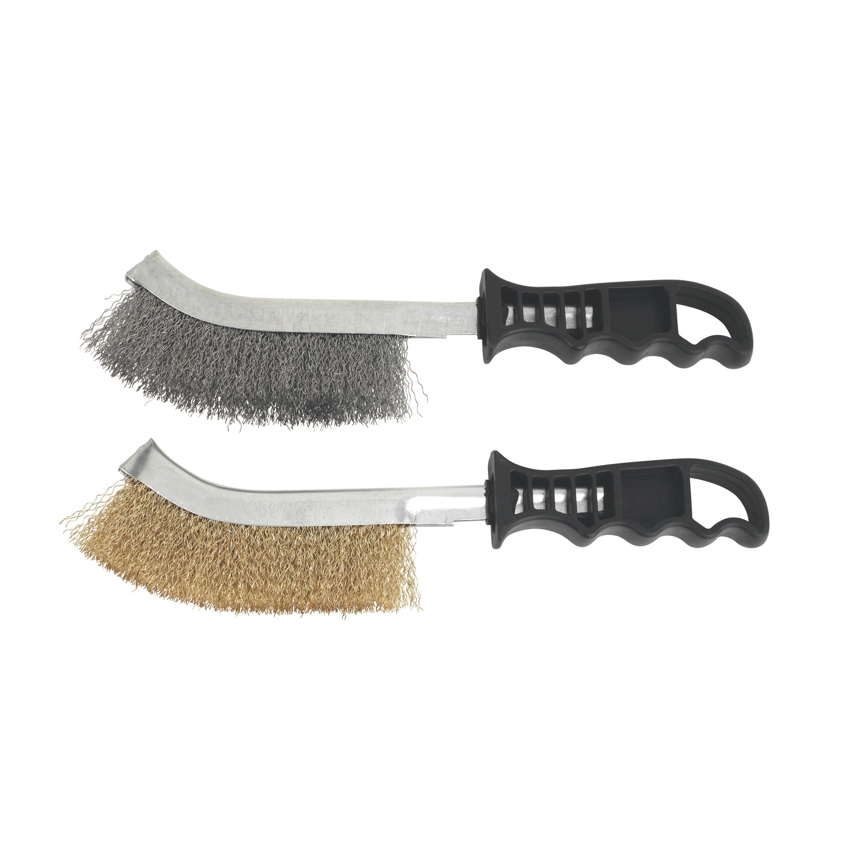 2 piece Wire brush set DIY at B&Q