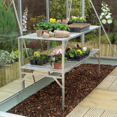 2 tier Greenhouse staging