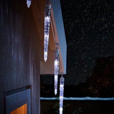 Icicle outdoor deals lights b&q