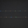 20 Multicolour Copper wire LED String lights Silver cable