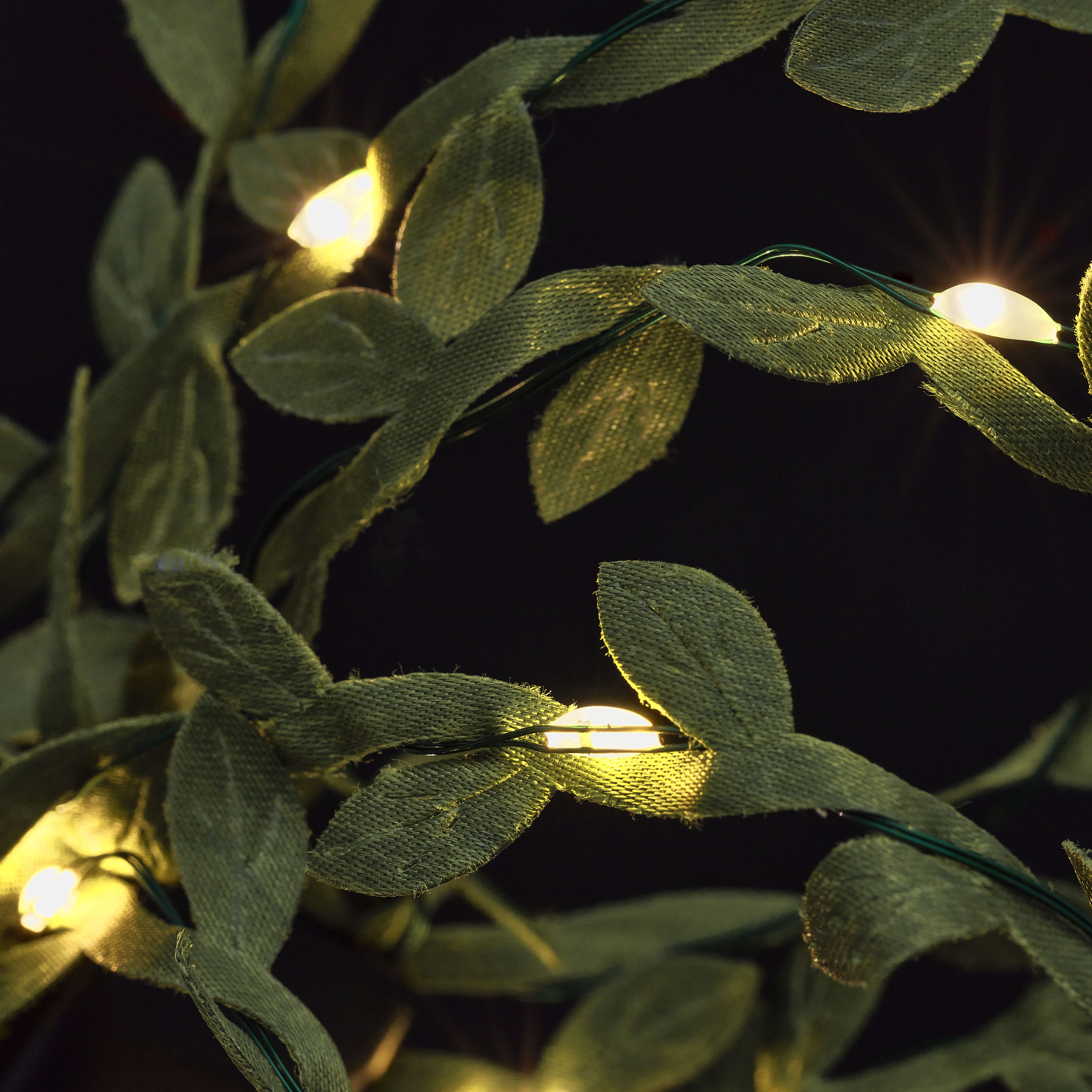 20 Warm white LED With timer function String lights with 2.2m Green cable - 4