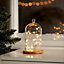 20 Warm white Star wire LED String lights Copper cable
