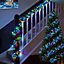 2000 Multicolour LED String lights Green cable