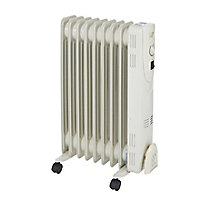 2000W Off-white Oil-filled radiator