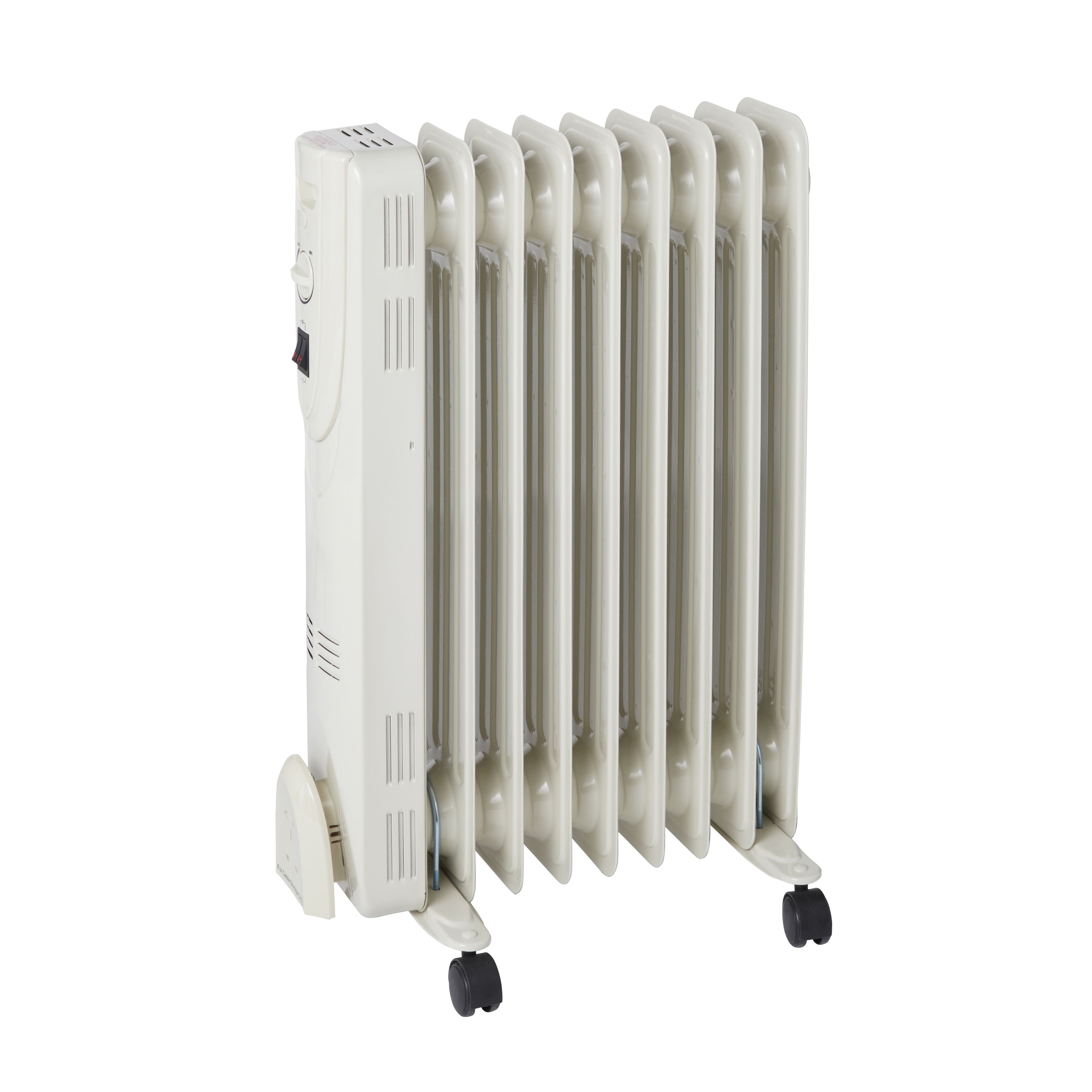 2000W Off-white Oil-filled radiator | DIY at Bu0026Q
