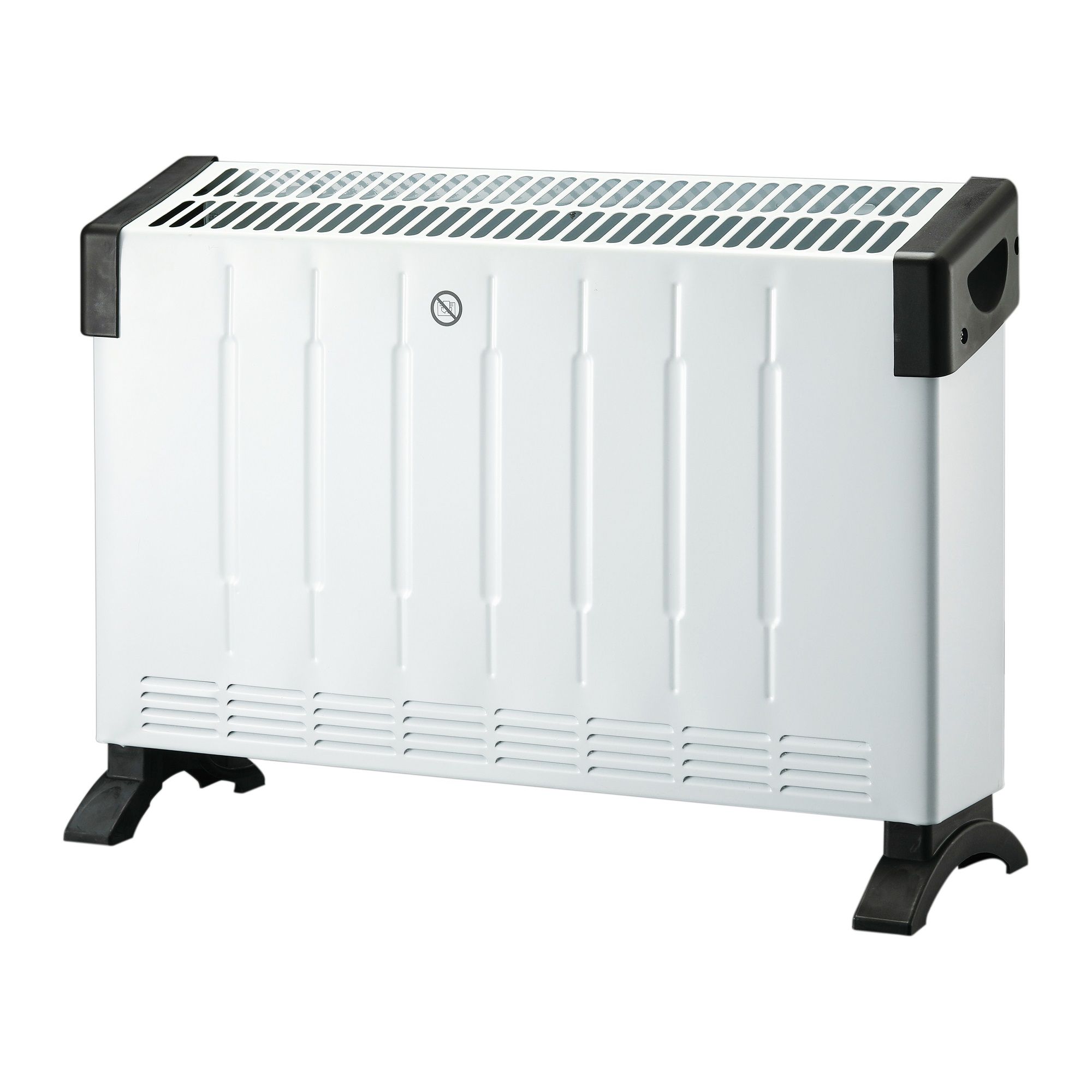 2000W White Convector heater Without timer function DIY at B&Q