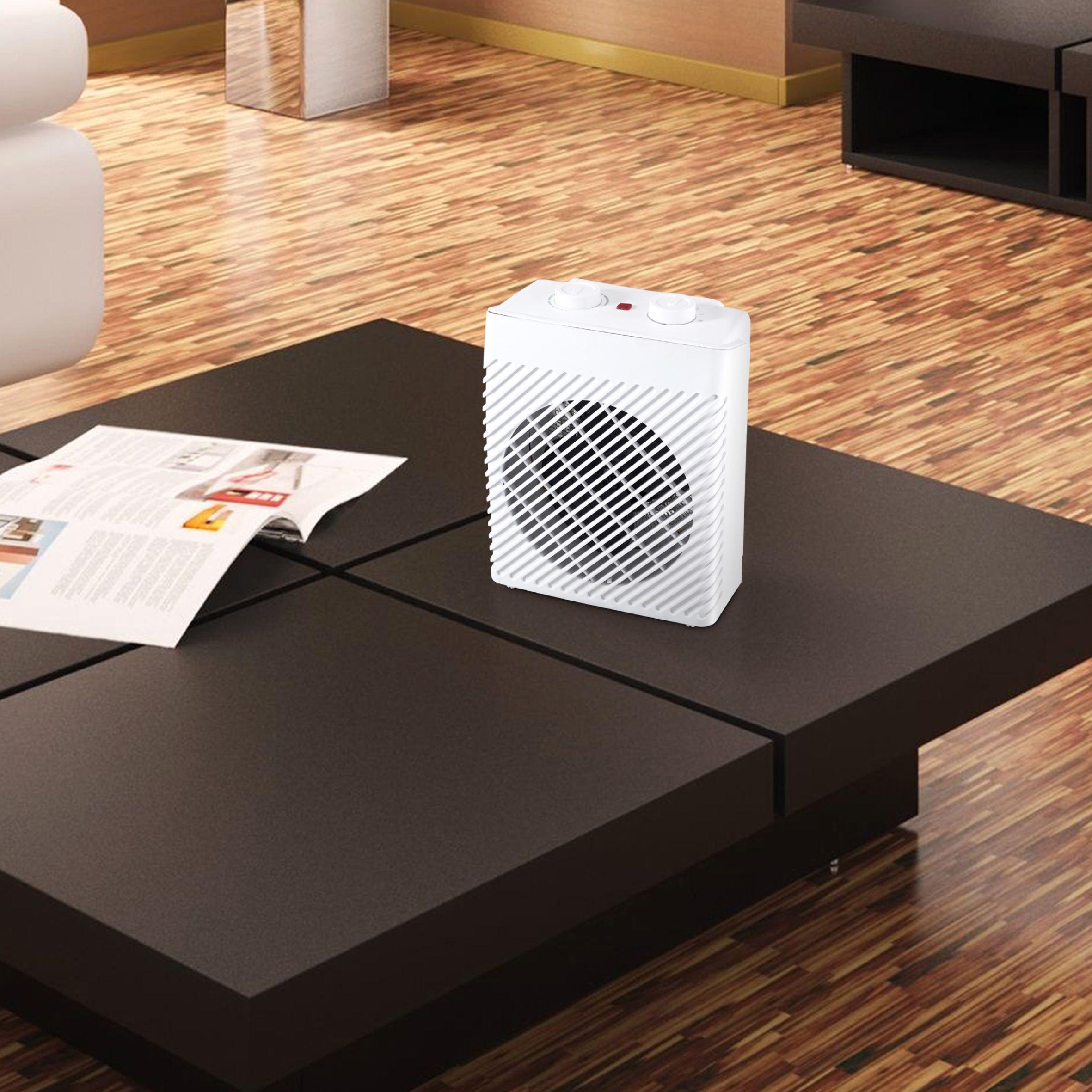 2000W White Fan heater - 3