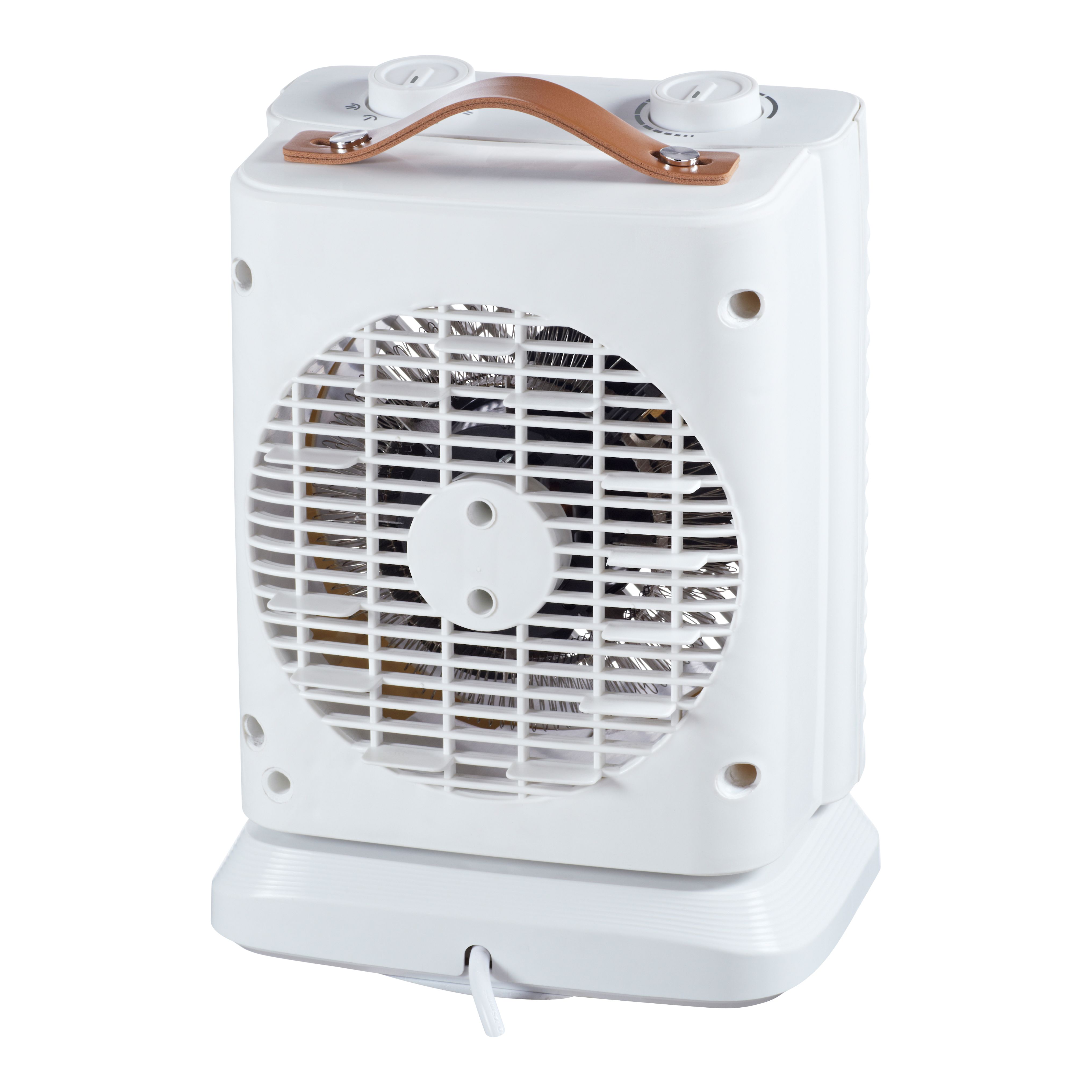 2000W White Oscillating Fan heater - 5