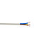 2183Y White 3-core Multi-core cable 0.75mm² x 10m