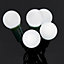 240 Ice white Berry LED String lights Green cable