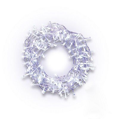 240 Ice white LED String lights Clear cable